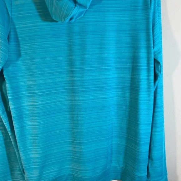 Lands End Hooded Pull Over Top Teal Size XXL - Picture 5 of 9